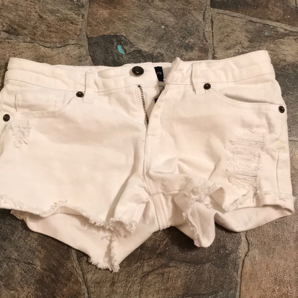 White Lucky Brand Jean Shorts